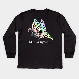 Memengwaa (Butterfly) Ally Kids Long Sleeve T-Shirt